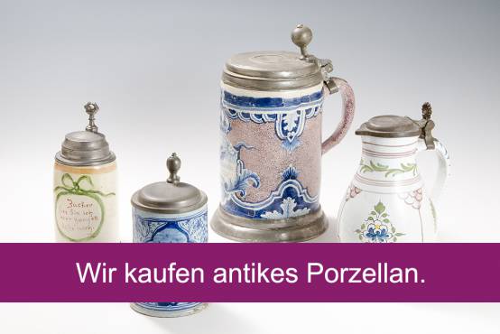 Wir kaufen antikes Porzellan und Keramik